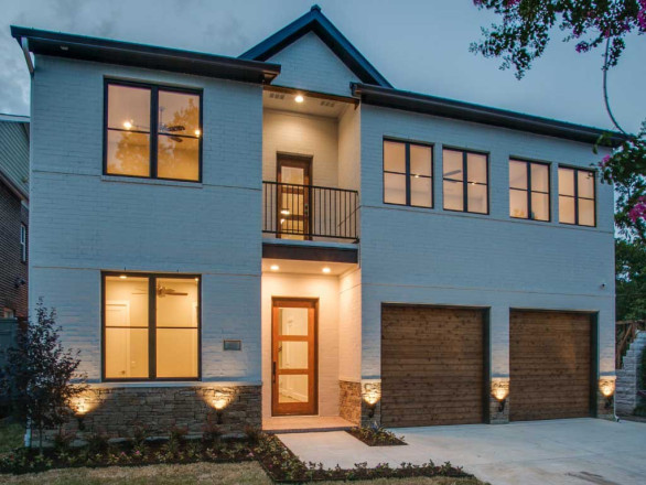This beautiful custom home was built by Desco Fine Homes for a family in Lakewood.