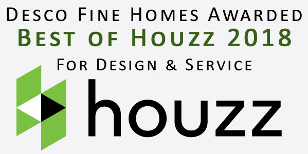 Desco Fine Homes and Custom Home Builder, David Goettsche, in Dallas, TX rated at the highest level for client satisfaction by the Houzz community.