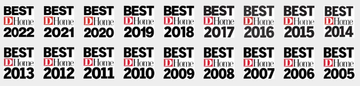 Desco Fine Homes named one of D Home’s Best Home Builders in Dallas for over 19 years from 2005 to present!