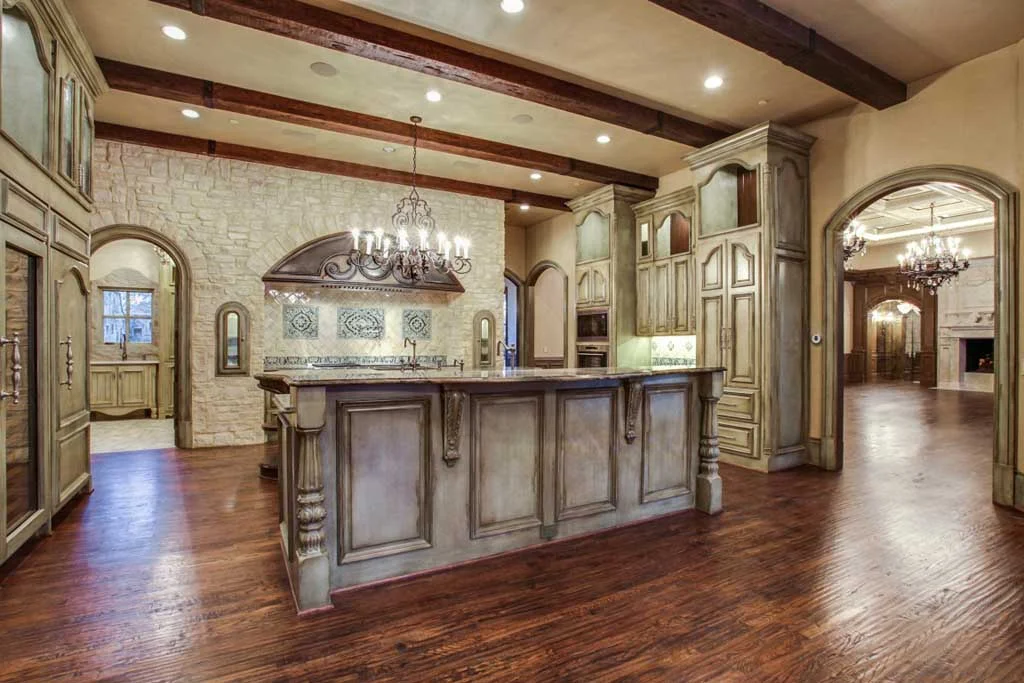 Remodel: stunning home makeover in Dallas by Desco Fine Homes creates an exquisite master closet and spa retreat in this Preston Hollow home.