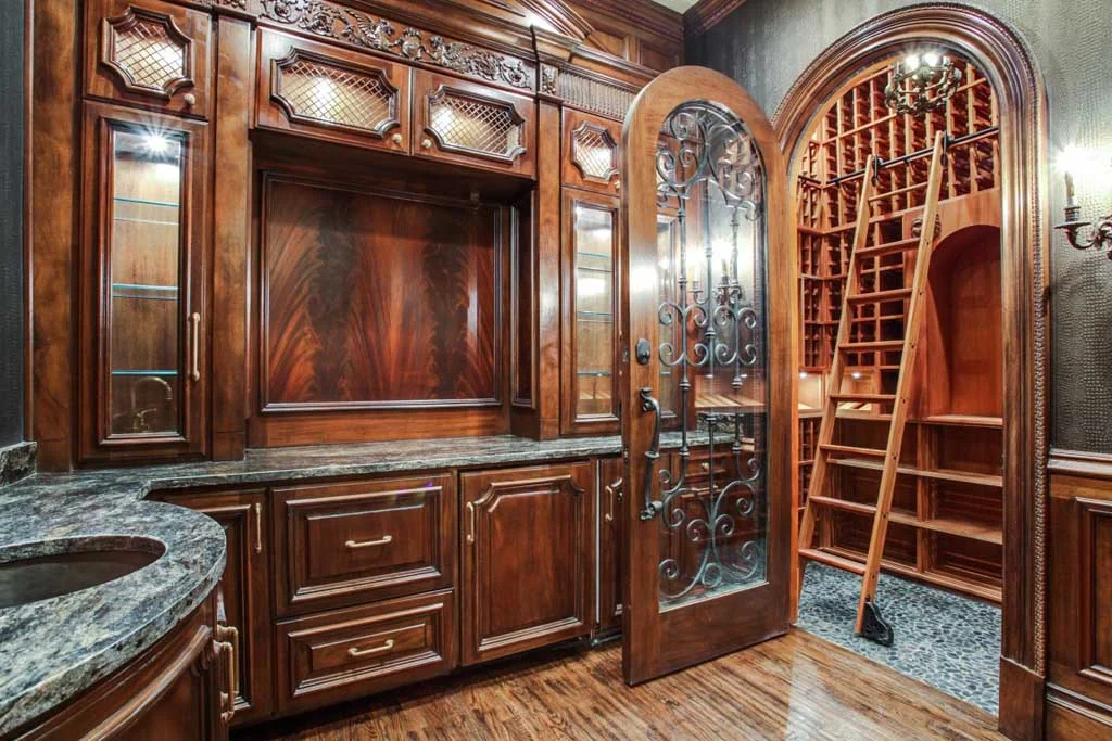 Remodel: stunning home makeover in Dallas by Desco Fine Homes creates an exquisite master closet and spa retreat in this Preston Hollow home.