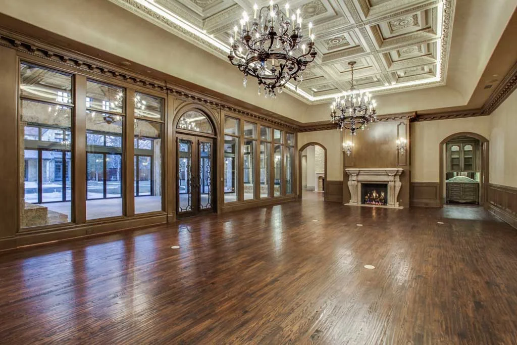 Remodel: stunning home makeover in Dallas by Desco Fine Homes creates an exquisite master closet and spa retreat in this Preston Hollow home.